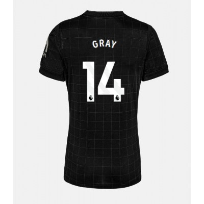 Ženski Nogometni dresi Tottenham Hotspur Archie Gray #14 Gostujoči 2025-26 Kratek Rokav Ženski Nogometni dresi Tottenham Hotspur Archie Gray #14 Gostujoči 2025-26 Kratek Rokav